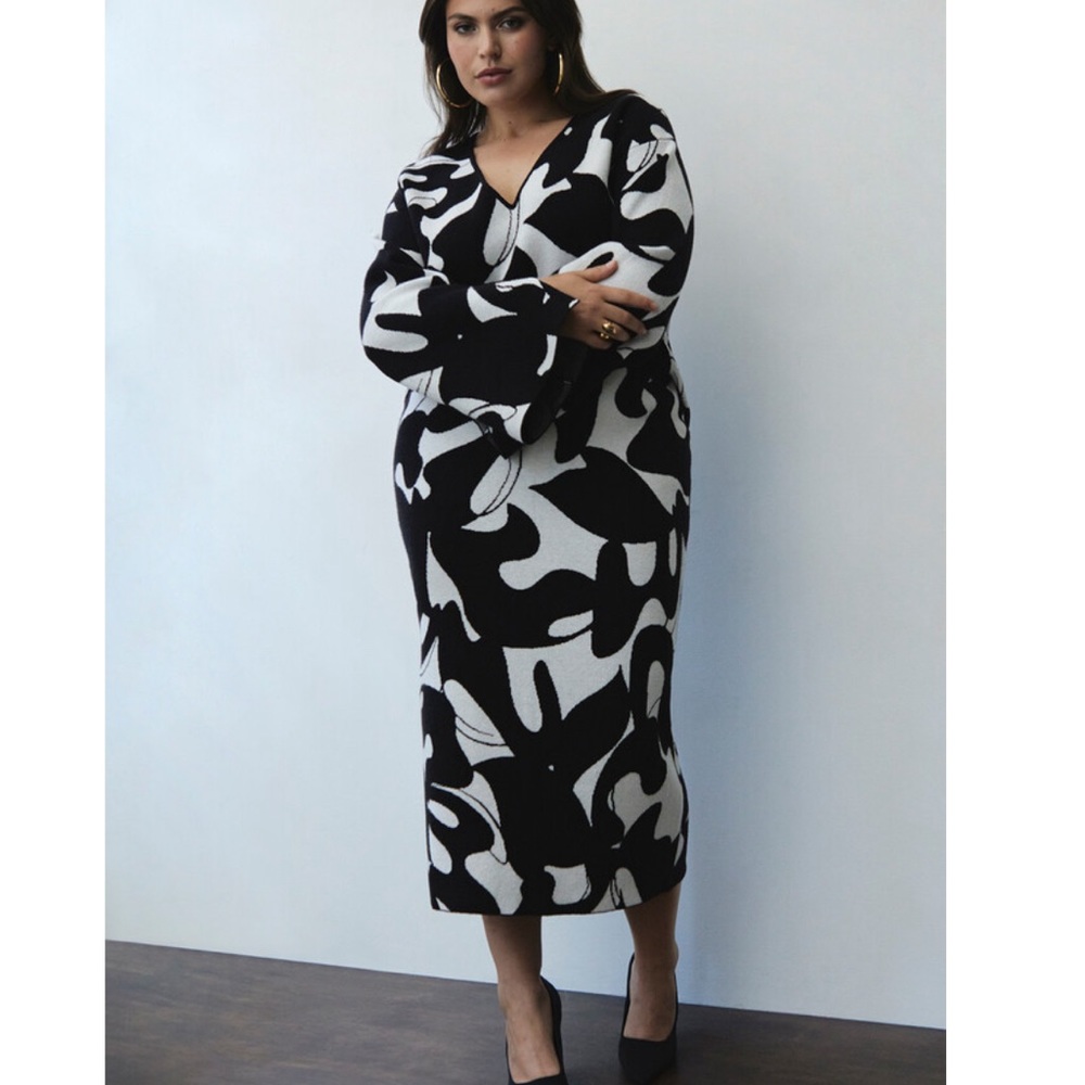 Eloquii Intarsia sweater skirt (and I have matching sweater available too)